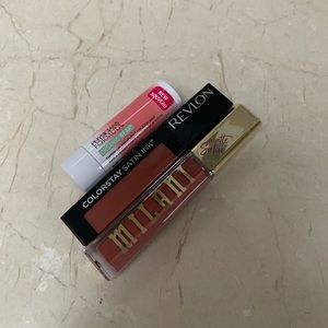 ✨lip trio✨physicians formula, milani, revlon